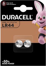 Duracell Knoopcel Batterij LR44 Alkaline - 2 stuks