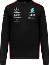 Mercedes Longsleeve Teamline T-shirt zwart 2023 - L - Lewis Hamilton - George Russel - Formule 1