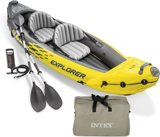 Intex Explorer K2 Kayak - Opblaasboot - 2-Persoons - 312 x 91 x 51 cm