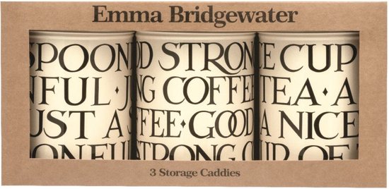 Emma Bridgewater - Boîte fraîcheur - Boîte de rangement - Ronde - Black Toast