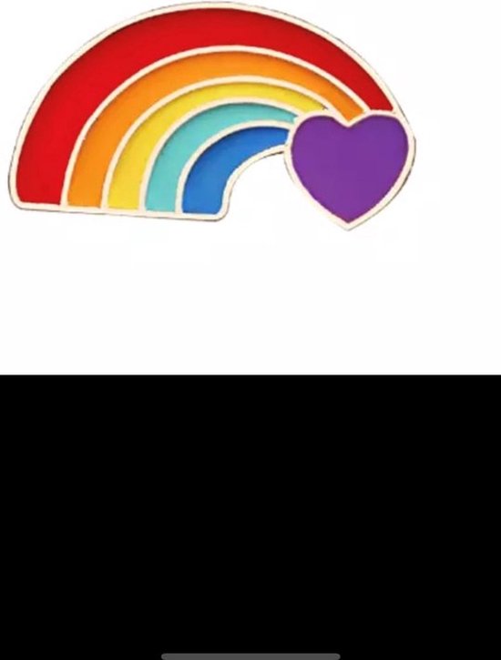 Akyol - Pride broche – LGBT IJS BROCHE - GAYPRIDE BROCHE - gay pride– ijs - regenboog broche - Regenboog - Pride kledingspeld - Gay - lesbian - trans - cadeau - geschenk - gift - verjaardag - feestdag - verassing - respect - gelijk - lgbt – bi