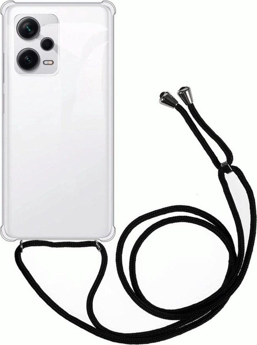 Xiaomi Redmi Note 12 Pro/Poco X5 Pro Hoesje met Koord TPU Transparant