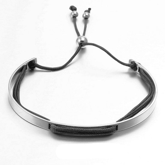 2 in 1 Armband Zilver