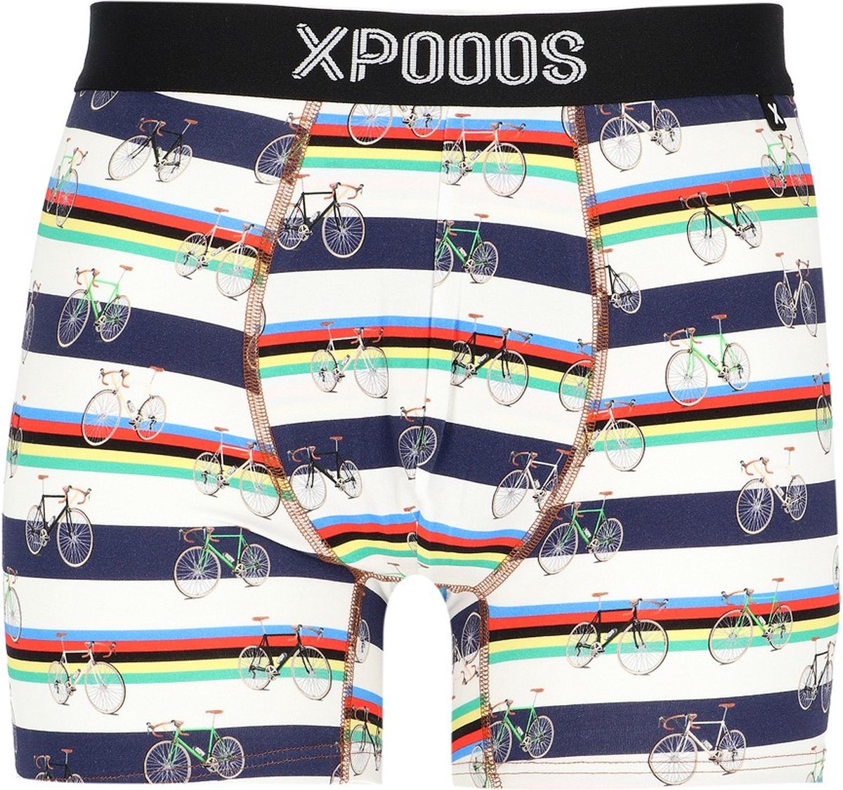 XPOOOS - Alpe D'huez Heren Boxershorts - Maat: XXL - Wielrennen - Tour De France Thema
