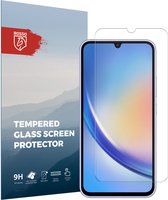 Rosso 9H Tempered Glass Screen Protector Geschikt voor Samsung Galaxy A34 | Glasplaatje | Beschermlaag | Beschermglas | 9H Hardheid