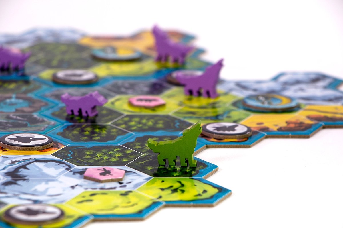 999 Games - Wolven - leid je eigen roedel wolven - Bordspel - - Winnaar Speelgoed van het Jaar - Gezelschapsspel - Strategiespel — afbeelding 2