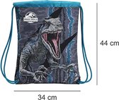 Jurassic World - Gymtas - Zwemtas - High Quality - Dinosaurus - T Rex - Tyrannosaurus rex - 43 cm - Dino