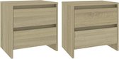 vidaXL-Nachtkastjes-2-st-45x34,5x44,5-cm-bewerkt-hout-sonoma-eiken