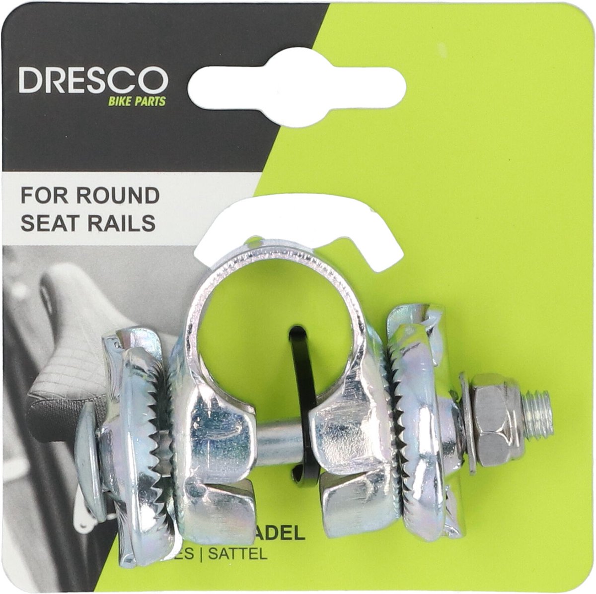 DRESCO zadelstrop chroom