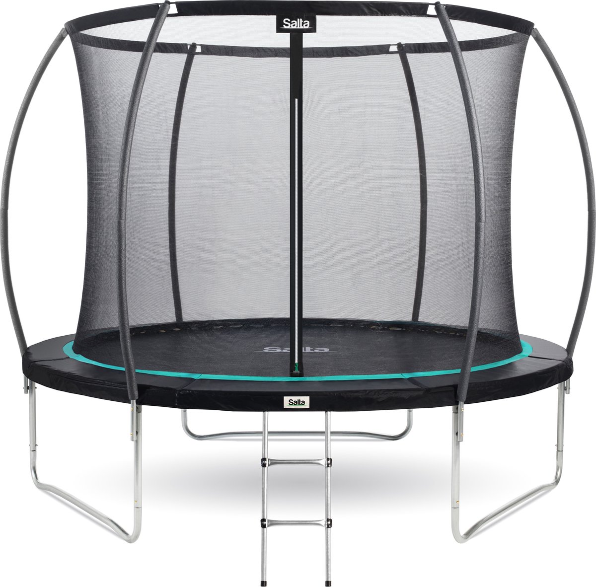 Salta Cosmos - Trampoline met veiligheidsnet en ladder - ø 305 cm - Zwart