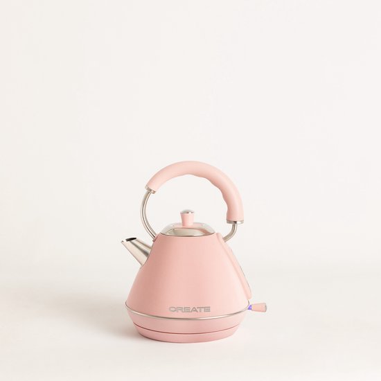 CREATE KETEL RETRO STYLANCE M - Waterkoker 1L - Pastelroze