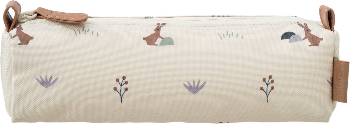 Fresk Etui Unisex – Waterafstotende Pennenzak - Etuis voor School - Pennenbakje voor Kinderen - Schoolspullen - -Zand - Rabbit Sandshell
