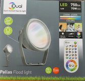 iDual Pallas Flood Light spies 75W LED met afstandbediening