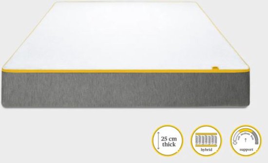Matras EVE SLEEP ORIGINAL® HYBRID Garantie 5 jaar -Pocketveer - Traagschuim - 140x200cm
