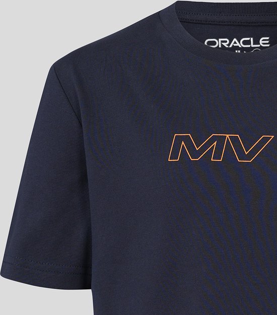 Max Verstappen Kids T-shirt Blauw 2023 M (140-146) - Oracle Red Bull Racing - Formule 1 van Merkloos — afbeelding 3