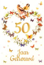 Kaart - JBS - 50 jaar getrouwd - JBR034