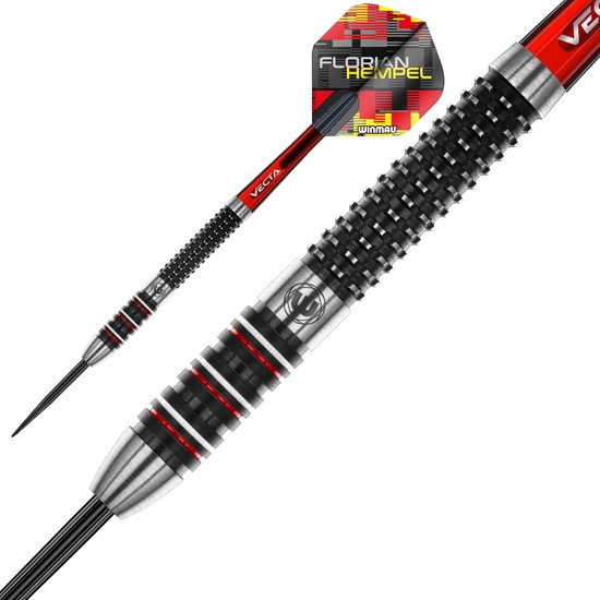 WINMAU - Florian Hempel: Steeltip Tungsten Dartpijlen Professioneel - 25g van Winmau — afbeelding 2