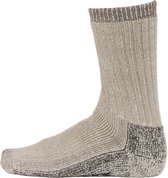 2-Pack Dikke Wollen Thermosokken met Badstof Voering S5 - Unisex - Grijs - Maat 43-45