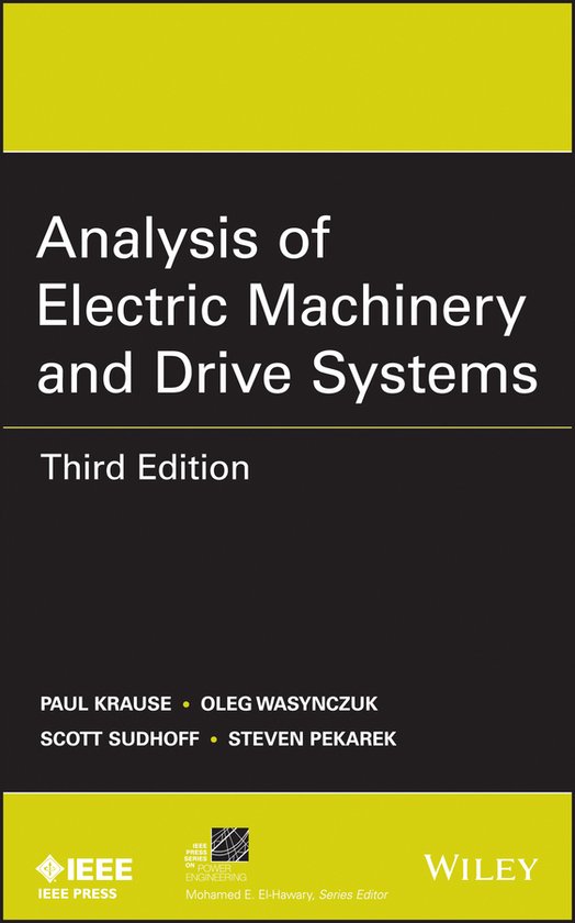 Analysis Of Electric Machinery And Drive Systems - cover