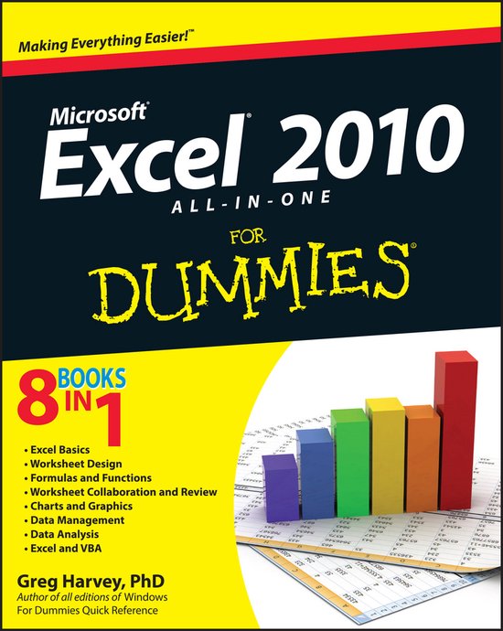 Excel 2010 All-in-One For Dummies - cover