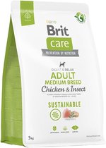 Brit Care - Dog - Sustainable Adult Medium Breed 3 kg