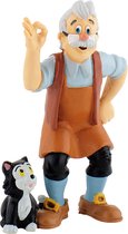 Disney - Pinokkio - Geppetto Speelfiguur - 7,5 cm - kunststof - Bullyland