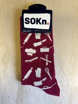 SOKn. Trendy sokken *KOK* maat 35-41 (ook leuk om kado te geven !)