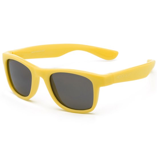 KOOLSUN® Wave - kinder zonnebril - Empire Yellow - 3-10 jaar- UV400 - Categorie 3