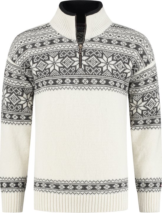 Noorse pullover in Setesdals-design van 100% zuivere wol,