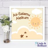 Islam poster met lijst - Kinderen - Baby - Poster - Islam - Cadeau - Kraamcadeau - Eid