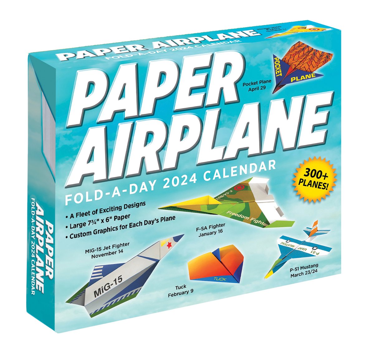 Paper Airplane Activity Kalender 2024