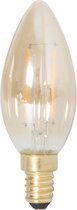 Calex filament LED Kaarslamp E14 2W 136lm 2100K Goud Niet dimbaar