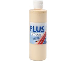 Plus Color Acrylverf, licht beige, 250 ml/ 1 fles