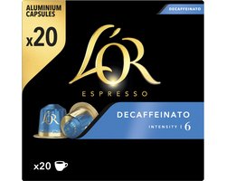 L'OR Espresso Koffiecups Decaffeinato 20 stuks