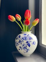 Heinen - Delft Blue - Vase boule fleurs 20cm