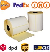 3 rouleaux XL d'étiquettes d'expédition 102x150mm noyau 25mm 1500/rouleau - POSTNL - DPD - GLS - UPS - TNT - FEDEX - Étiquette autocollante blanche - Étiquettes d'adresse