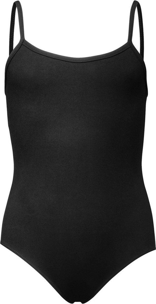 Balletpakje Meisje Papillon PK4001 - Zwart - Spaghettibandjes - Balletpak Kinderen - Turnpakje - Maat 140