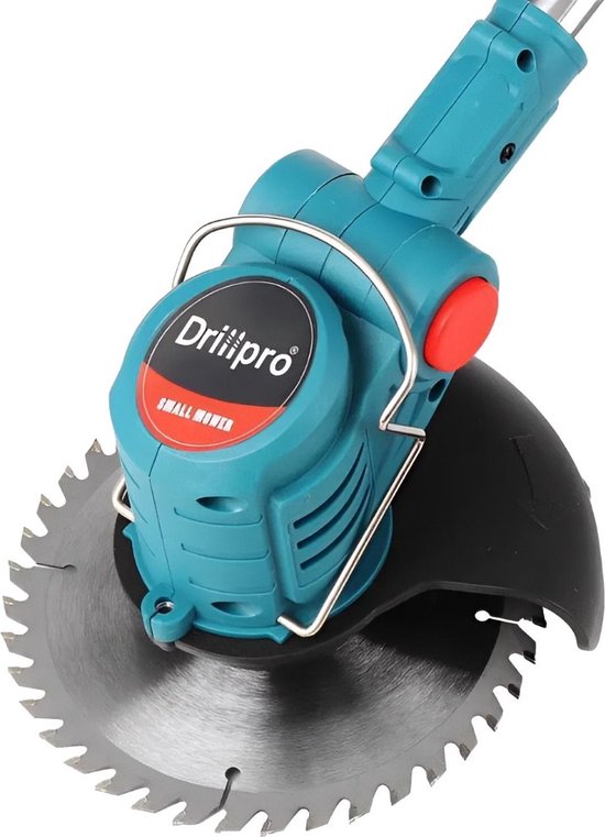 Grastrimmer met accu, 24 V, elektrische bosmaaier, elektrische bosmaaier, met telescoopgreep en 90 graden rotatie, voor gazon snijden, tuin (groen