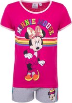 Disney Minnie Mouse Set / Sportset - Fuchsia/Grijs - Maat 110/116 (tot 6 jaar)