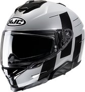 Hjc I71 Peka Grey Black Mc5 Full Face Helmets L - Maat L - Helm