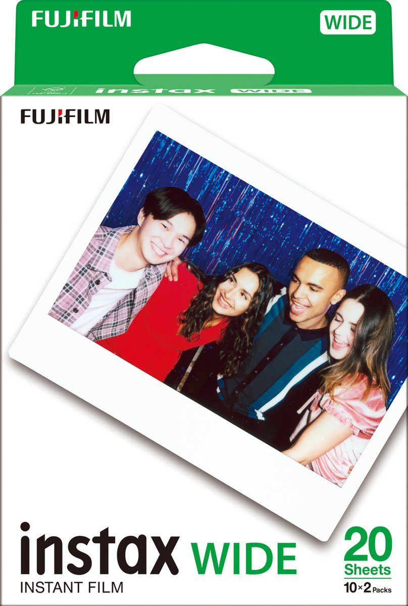 hel Losjes scheiden Fujifilm Instax Wide Film Glans - 2 x 10 stuks | bol.com