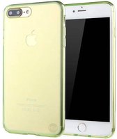 iPhone 7 groen siliconenhoesje transparant siliconenhoesje / Siliconen Gel TPU / Back Cover / Hoesje Iphone 7 groen doorzichtig