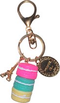 - Schattige - Sleutelhanger - Keychain - Macarons - Eiffeltoren - Parijs -