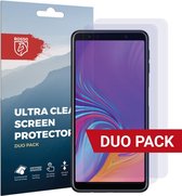 Rosso Screen Protector Ultra Clear Duo Pack Geschikt voor Samsung Galaxy A7 (2018) | TPU Folie | Case Friendly | 2 Stuks