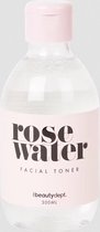Rose Water Tonic 300 ml The Beauty Dept - Gezichtsreinigingstonic - Tonicwater rozen - Rozentonic - Rozenwater - Facial toner