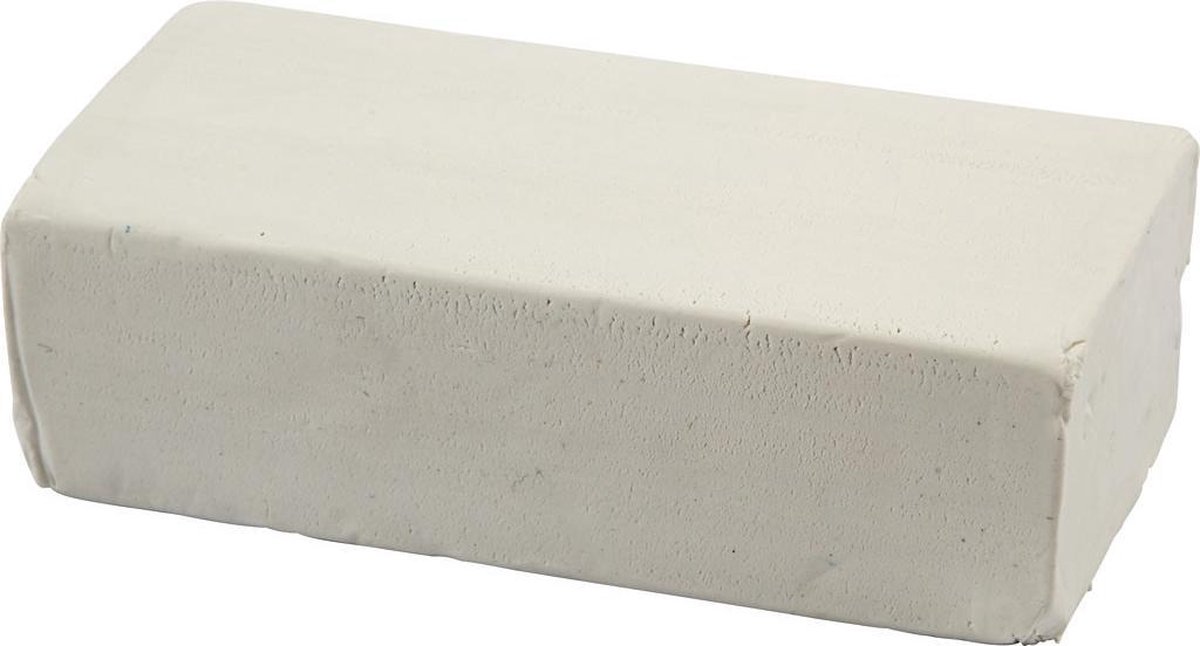 Soft Clay, afm 13x6x4 cm, wit, 500gr