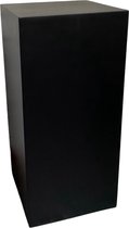 TLF Plantentafel - Sokkel - Zuil - Pilaar | Plantenbak | hoogglans zwart | Vase the World | L35 x B35 x H100cm