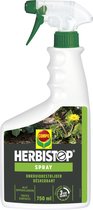 Herbistop Spray Alle Oppervlakken - gebruiksklare onkruid- en mosbestrijder - snelle werking - spray 750 ml (7,5 m²)