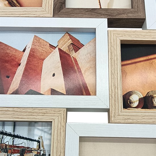 Cadre photo - Henzo - Groovy XL - Cadre collage pour 10 photos - Format photo 10x15 cm - Multicolore