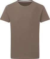T-shirt met ronde hals 'Signature Tee' Men SG Essentials Deep Taupe - 3XL